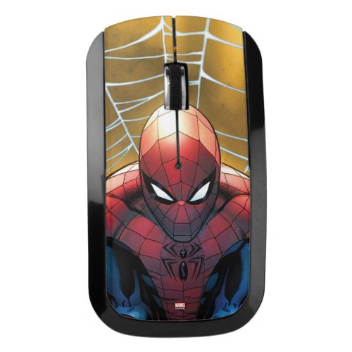 Spider_Man  Sitting In A Web Wireless Mouse
