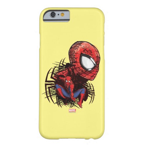 Spider_Man Sketched Marker Drawing Barely There iPhone 6 Case