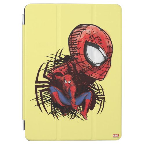 Spider_Man Sketched Marker Drawing iPad Air Cover