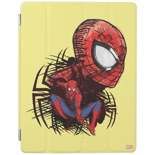 Spider_Man Sketched Marker Drawing iPad Smart Cover