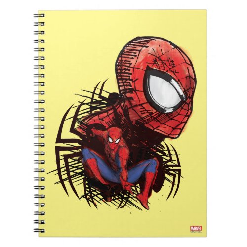 Spider_Man Sketched Marker Drawing Notebook