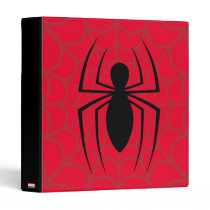 Spider-Man Skinny Spider Logo 3 Ring Binder