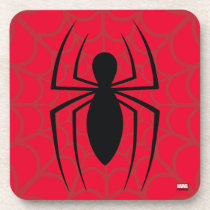 Spider-Man Skinny Spider Logo Beverage Coaster