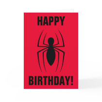 Spider-Man Skinny Spider Logo Card