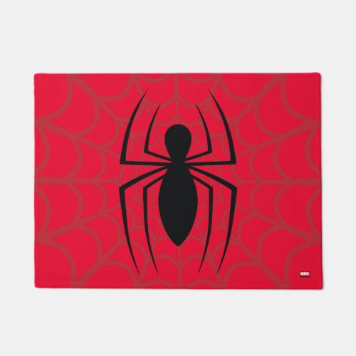 Spider_Man Skinny Spider Logo Doormat