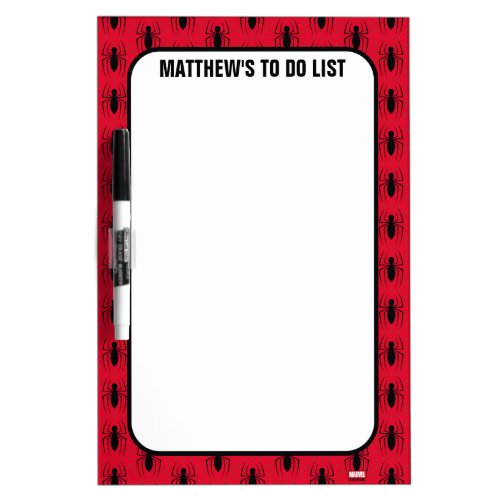 Spider_Man Skinny Spider Logo Dry Erase Board