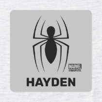 Spider-Man Skinny Spider Logo Kids' Labels