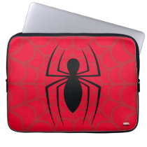 Spider-Man Skinny Spider Logo Laptop Sleeve