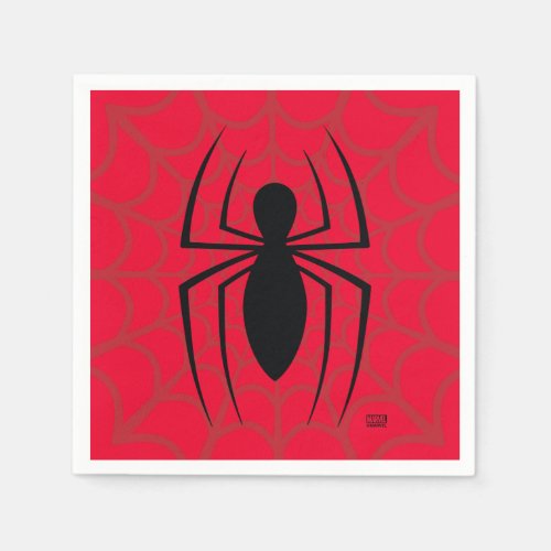 Spider_Man Skinny Spider Logo Napkins