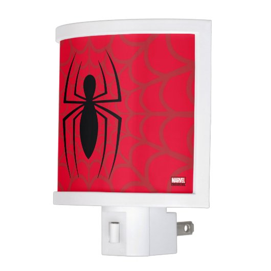 Spider-Man Skinny Spider Logo Night Light (Left)