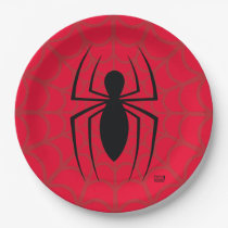Spider-Man Skinny Spider Logo Paper Plates