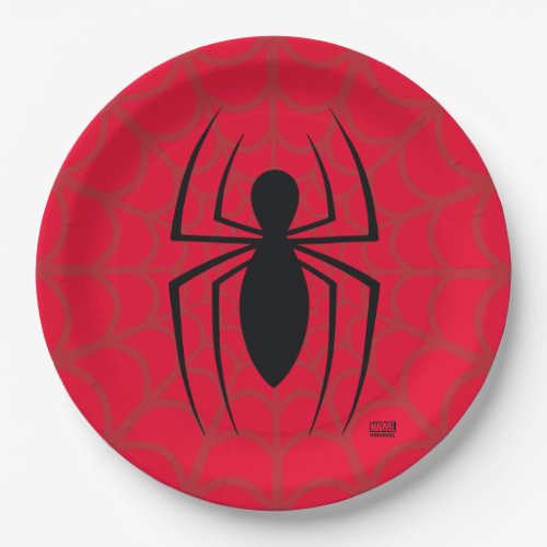 Spider_Man Skinny Spider Logo Paper Plates