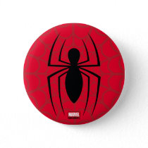 Spider-Man Skinny Spider Logo Pinback Button