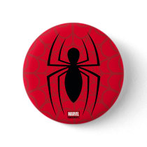 Spider-Man Skinny Spider Logo Pinback Button