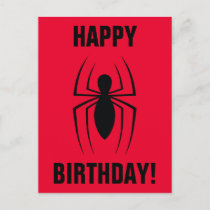 Spider-Man Skinny Spider Logo Postcard