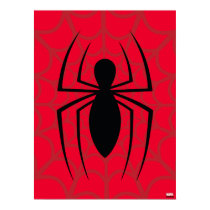 Spider-Man Skinny Spider Logo Poster