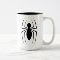 Spider-Man Skinny Spider Logo Two-Tone Coffee Mug