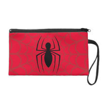 Spider-Man Skinny Spider Logo Wristlet