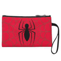 Spider-Man Skinny Spider Logo Wristlet