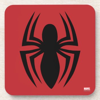 Spider-man Spider Logo Coaster by spidermanclassics at Zazzle