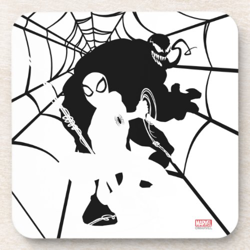 Spider_Man  Spider_Man In Venoms Web Beverage Coaster