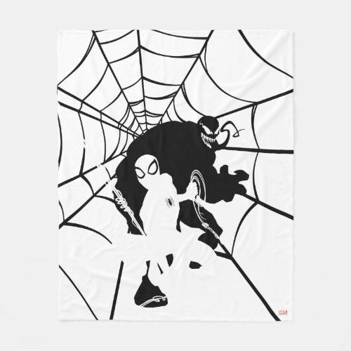 Spider_Man  Spider_Man In Venoms Web Fleece Blanket