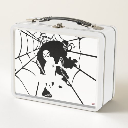 Spider_Man  Spider_Man In Venoms Web Metal Lunch Box