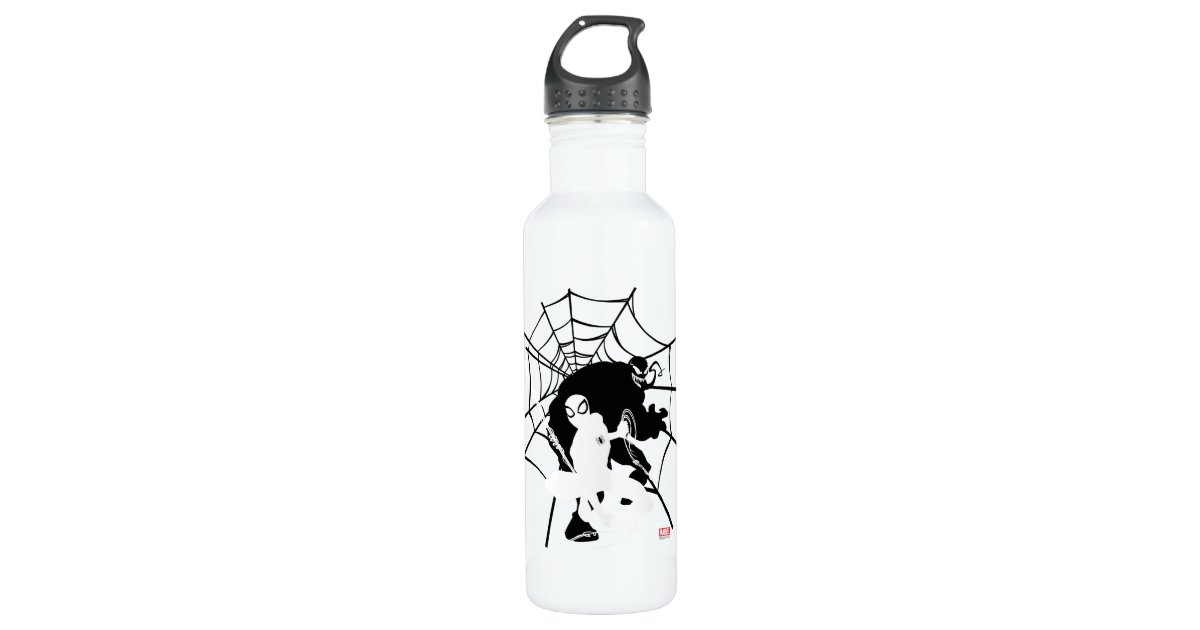 Venomized Spider-Man Logo Stainless Steel Water Bottle