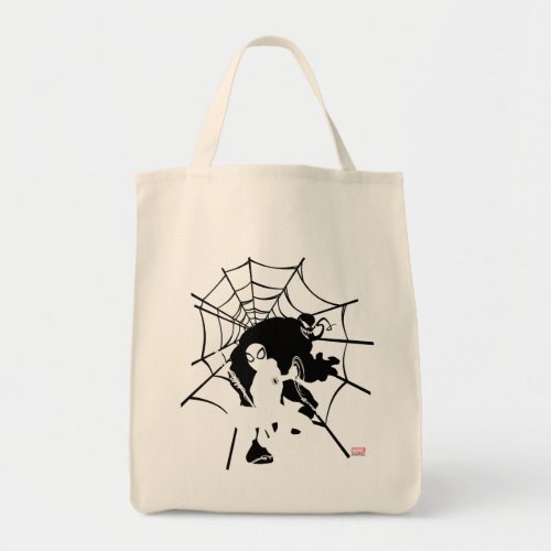 Spider_Man  Spider_Man In Venoms Web Tote Bag