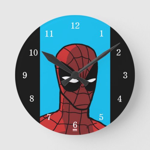 Spider_Man Stare Round Clock