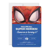 Spider-Man | Super Hero Birthday Invitation