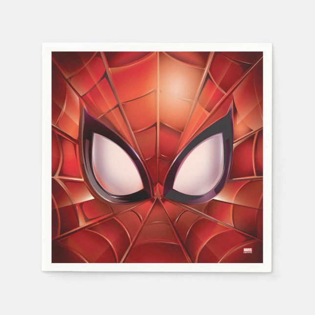 Spider-Man | Super Hero Birthday Napkins (Front)