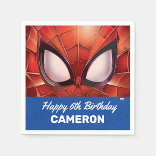 Spider-Man Super Hero Birthday Napkins