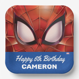 Spider-Man Super Hero Birthday Paper Plates
