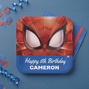 Spider-Man Super Hero Birthday Paper Plates
