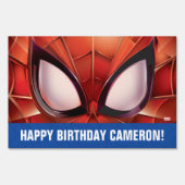 Spider-Man | Super Hero Birthday Sign | Zazzle