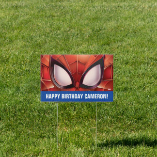 Spider-Man | Super Hero Birthday Sign