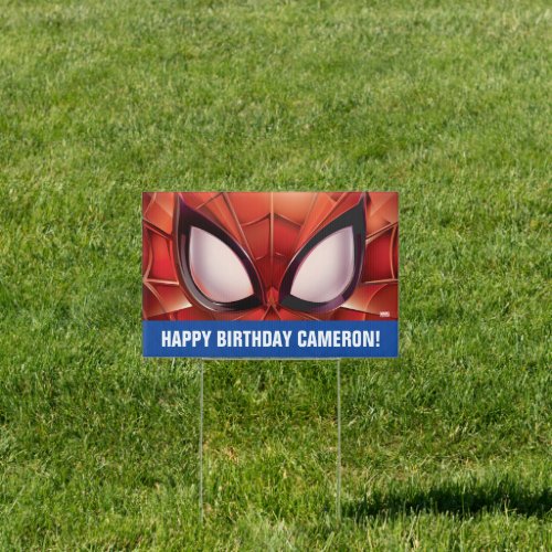 Spider_Man  Super Hero Birthday Sign