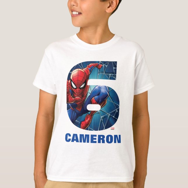 Spider-Man | Super Hero Birthday T-Shirt (Front)