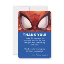 Spider-Man | Super Hero Birthday Thank You Invitation