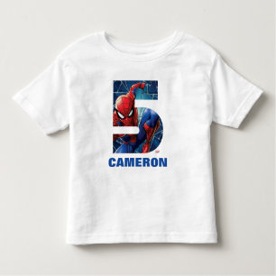 Spider-Man Super Hero Birthday Toddler Toddler T-shirt