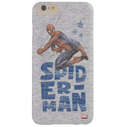 Spider_Man Swing and Stars Graphic Barely There iPhone 6 Plus Case