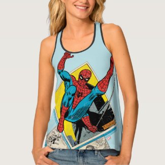 Spider-Man Swinging Out Of Comic Panels