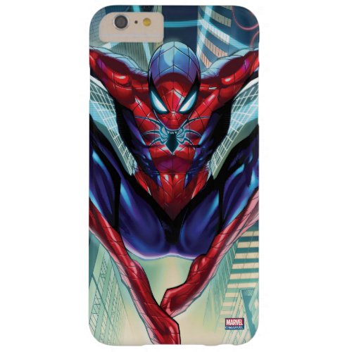 Spider_Man  Swinging Over City Glow Barely There iPhone 6 Plus Case