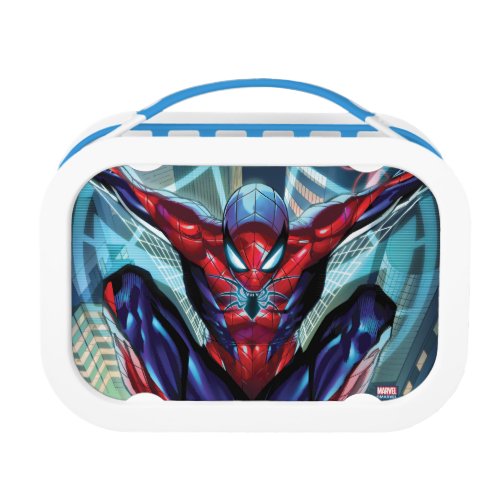 Spider_Man  Swinging Over City Glow Lunch Box