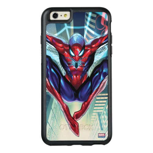 Spider_Man  Swinging Over City Glow OtterBox iPhone 66s Plus Case