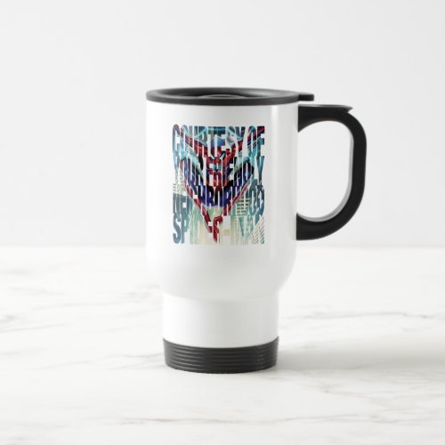 Spider_Man  Swinging Over City Glow Travel Mug