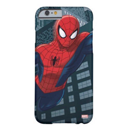 Spider_Man Swinging Through Downtown Barely There iPhone 6 Case