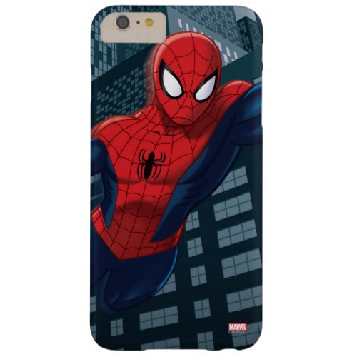 Spider_Man Swinging Through Downtown Barely There iPhone 6 Plus Case