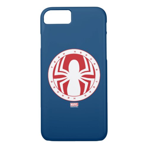 Spider_Man Team Heroes Emblem iPhone 87 Case